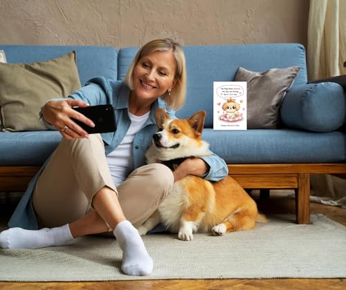 Funny Dog Mom Mother's Day Card with Envelope - Cute Gift