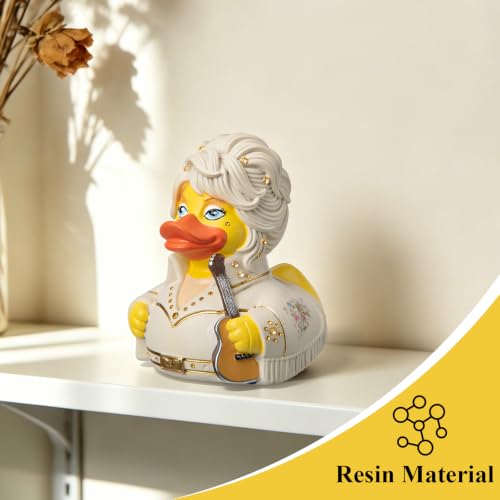 Dolly Duck Figurine - White Jumpsuit Decorative Collectible