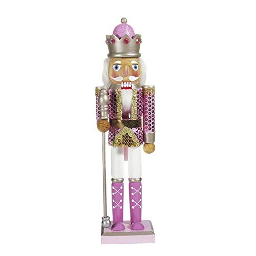 Kurt S. Adler Kurt Adler 15-Inch Pink Nutcracker, Multi
