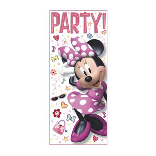 Disney Minnie Mouse Door Party Poster - 27" x 60" - Multicolor