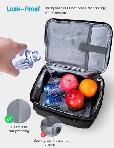 Vuudh Double Deck Insulated Lunch Bag for Women - Lightweight & Leakproof