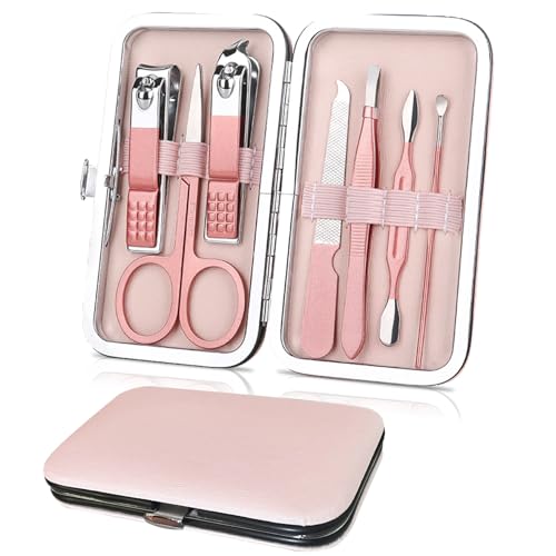 WOXVM 7-in-1 Professional Manicure Set & Pedicure Kit with Travel Case