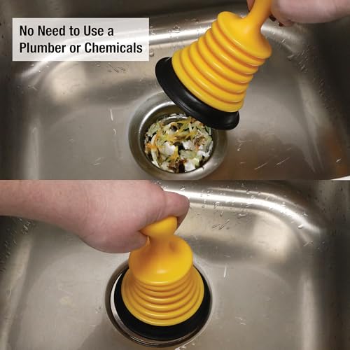 Danco Powerful Sink Drain Plunger for Kitchen & Bathroom
