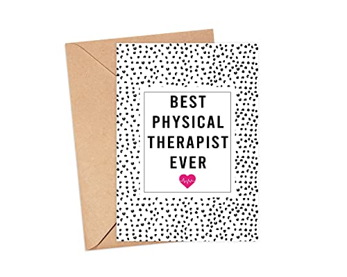 Physical Therapist Appreciation Card - 5x7 Premium Quality