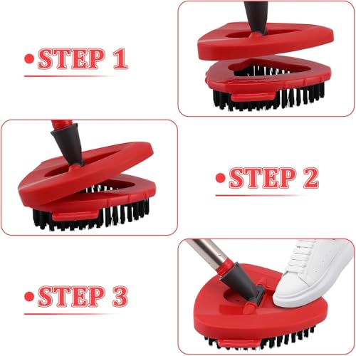 2-Pack Spin Mop Scrub Brush Heads for O-Cedar EasyWring System