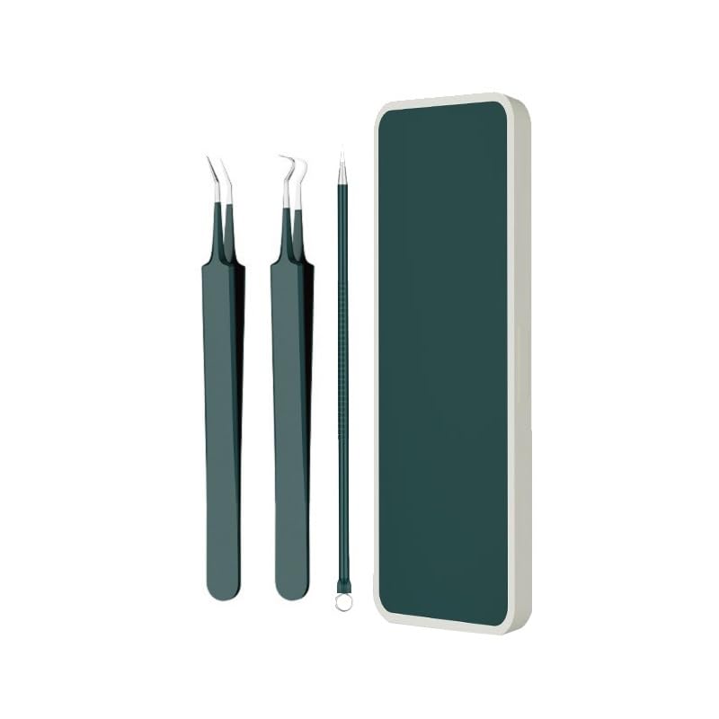 Professional Blackhead Extraction Tweezers & Acne Removal Tool Set