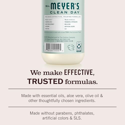 Mrs. Meyer's Clean Day Liquid Hand Soap, Birchwood Scent, 12.5 Fl Oz