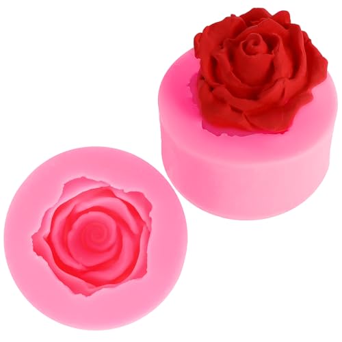 Rose Silicone Molds - 2PCS Cake Decorating & Baking Tools
