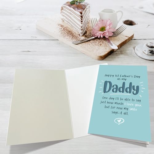 Cute 1st Father's Day Card - Funny & Heartfelt Surprise