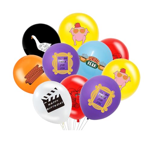 24pcs Colorful Friendship Balloons for Birthday Parties