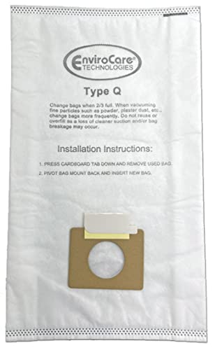 EnviroCare Type Q Allergen Vacuum Cleaner Bags – 3 Pack