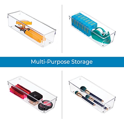iDesign Linus Medium Drawer Organizer Tray 4" x 12" x 3"