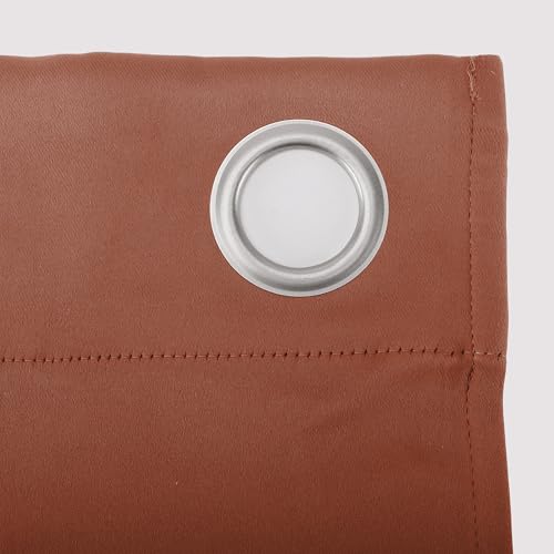 Sun Zero Easton Blackout Grommet Curtain Panel - 40" x 63" Terracotta Orange