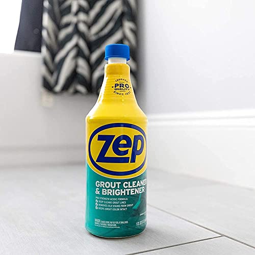 Zep Grout Cleaner and Brightener - 32 oz Pack of 1 for Tile & Grout