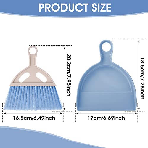 Cobee Mini Broom and Dustpan Cleaning Set - Blue