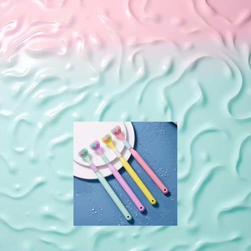 Three-Sided Soft Hair Toothbrush with Wrap-Around Design for Deep Oral Care
