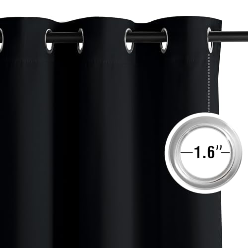 NICETOWN 95-Inch Blackout Curtains - Thermal Insulated Grommet Drapes