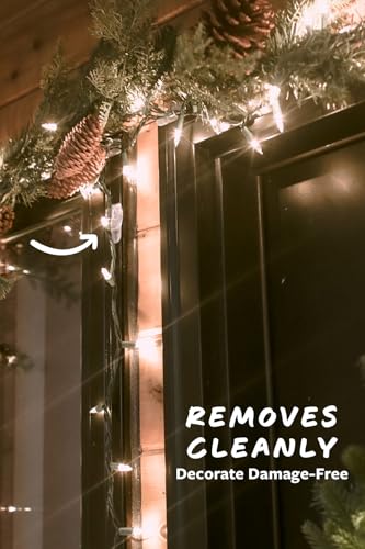 Command Transparent Decorating Clips with Adhesive Strips (20 Pack)
