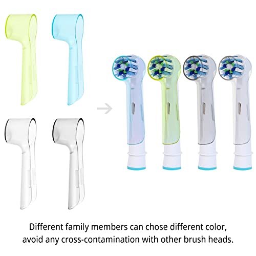 Electric Toothbrush Head Covers for Oral B - 2 Pack Dust Proof Cap