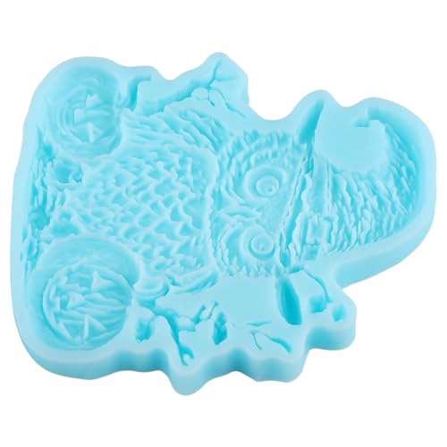 Halloween Owl Pumpkin Silicone Fondant Mold for Cake Decorating