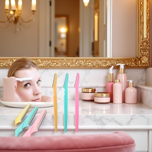 Dermaplaning Tool & Face Razor for Women - 3 Pack Facial Hair Removers
