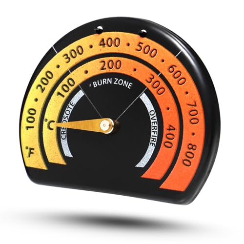 Magnetic Stove Thermometer - Heat-Resistant Ceramic Decal (100-800°C)