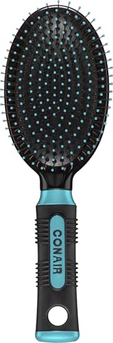 Conair Metal Bristle Cushion Hair Brush for Detangling and Styling