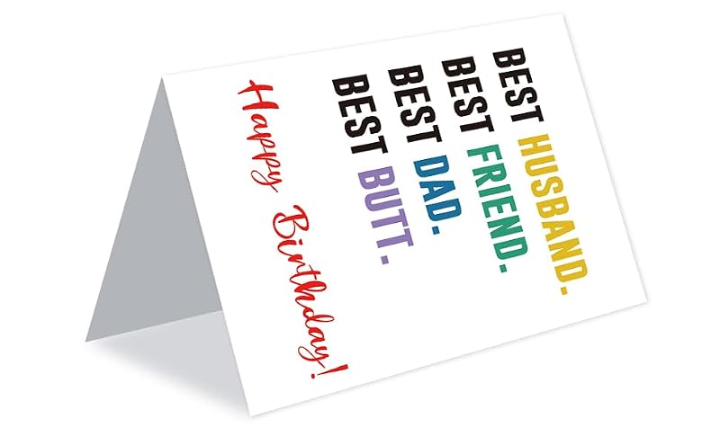 Funny Birthday Card for Husband | Hilarious Love Greeting