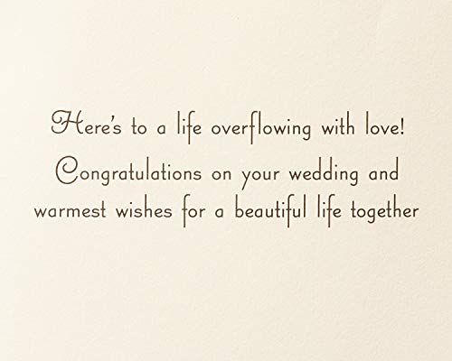 Papyrus Wedding Card - Overflowing with Love, Bella Pilar Design