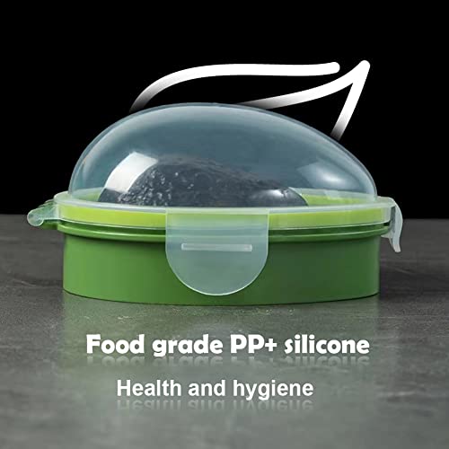 Avocado Saver Container – Green Airtight Storage with Silicone Seal