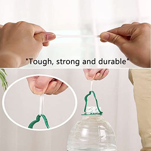 20 Pack Silicone Windproof Clothes Hanger Clips - Non-Slip Locking Straps