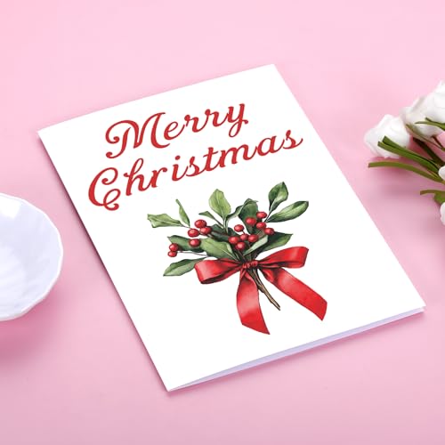 Merry Christmas Greeting Card with Envelopes - For Son & Daughter-in-Law, Holiday Season Card - Variation: Merry Christmas Gifts