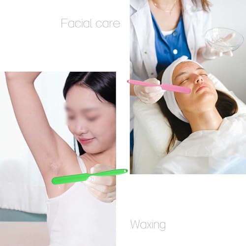 Silicone Wax Spatula Applicator 2-Piece Reusable Non-Stick Hair Removal Tool