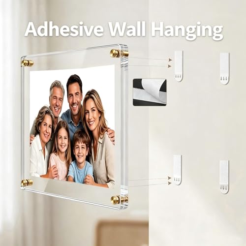 Kalami 5x7 Acrylic Wall Mount Picture Frame - Self Adhesive