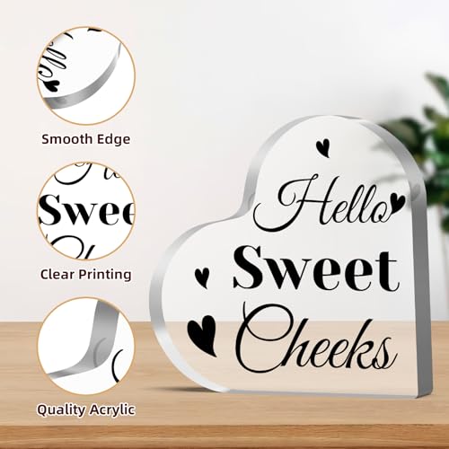 Inspirational Funny Acrylic Desk Sign for Home & Office Decor