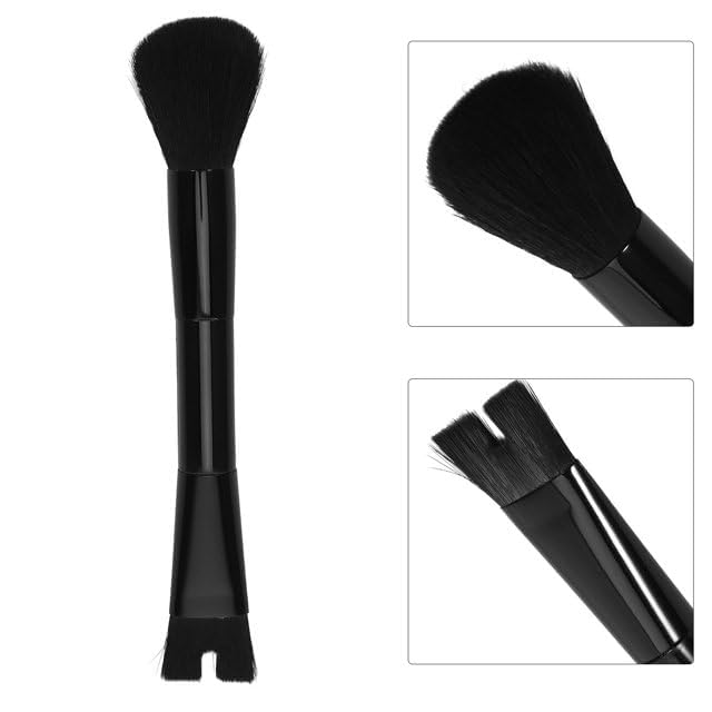 Zhuluck U-Shaped Nose Contour Makeup Brush - Dual-Ended Precision Sculpting Tool