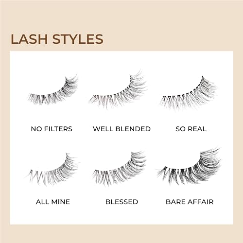 KISS My Lash But Better False Eyelashes - 16mm Natural Volume 4-Pair Pack