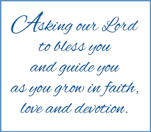 Baptism Card with Envelope - Made in USA - 5" x 7.75"