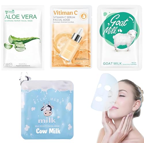 Farmer's Craft 4-Piece Moisturizing Facial Sheet Mask Set