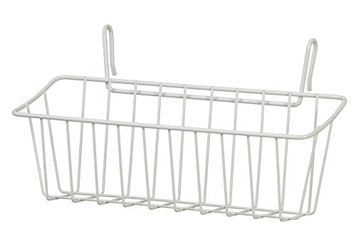 Packet Pal Wire Basket for Organizing Small Items - White
