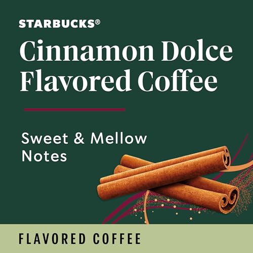 Starbucks Cinnamon Dolce Ground Coffee - 6 Bags, 11 oz Each