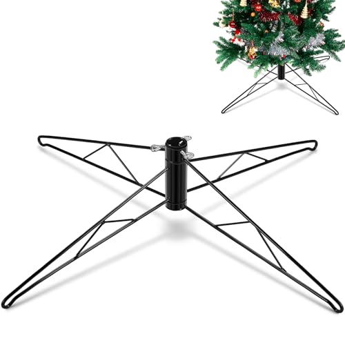 32 Inch Christmas Tree Stand for Artificial Trees - Dark Green