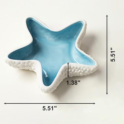 Starfish Jewelry Tray - Ceramic Ring Holder & Trinket Dish