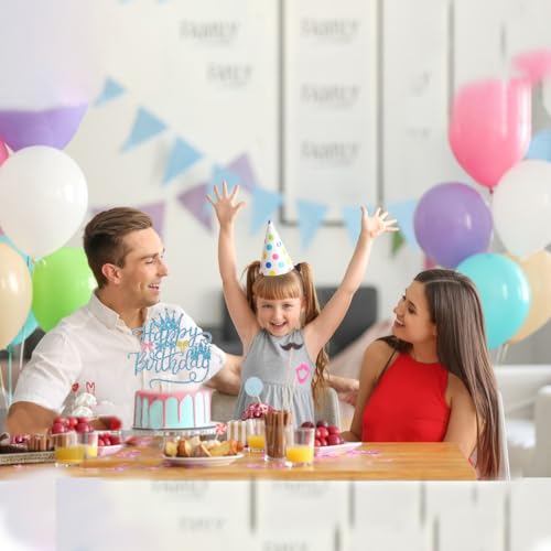Glitter Castle Cake Topper for Birthday & Baby Showers