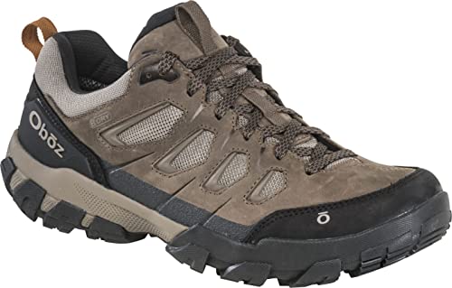 Oboz Men's Sawtooth X Low B-Dry Hiking Shoes, Canteen, 7