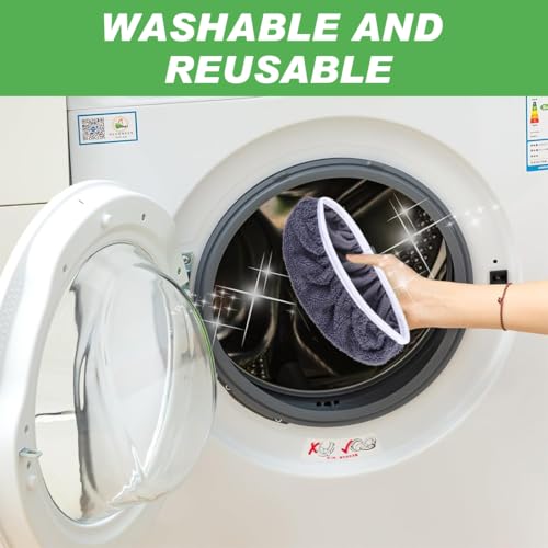 Reusable Chenille Mop Pads for Swiffer Sweeper, 4 Pack - Washable Refills