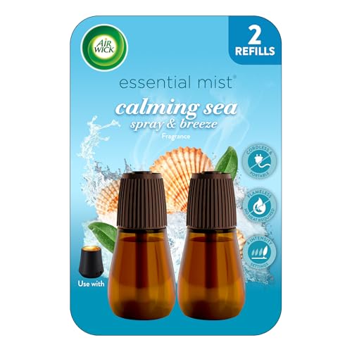 Air Wick Essential Mist Refill, Ocean Scent, 0.67 Fl Oz, 2-Pack