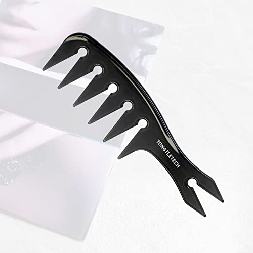 Wide Tooth Texture Comb for Men Hair Styling and Oil Heads