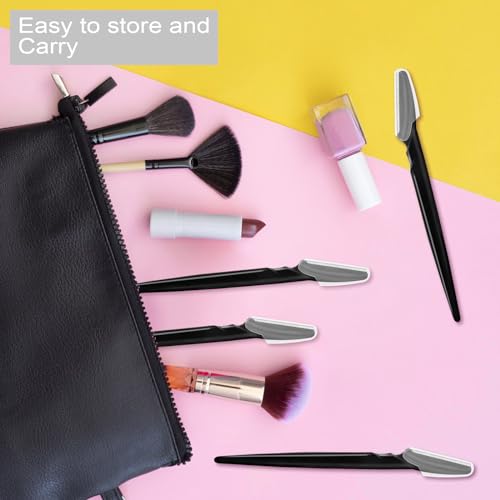 HFATMOS 12 Pcs Eyebrow Razors & Dermaplaning Tools for Face and Body