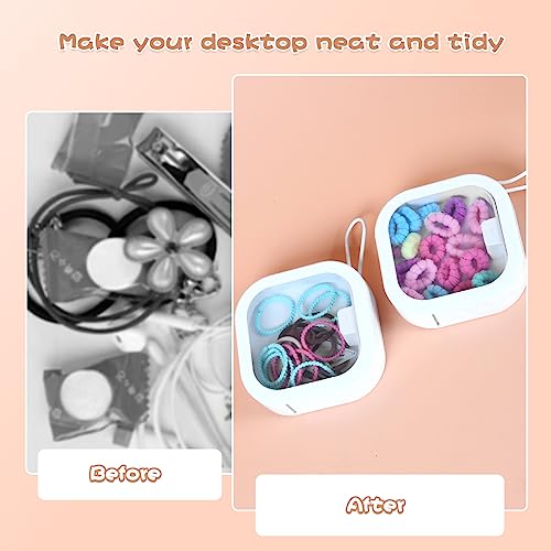 Portable Hair Tie Organizer - Stackable Wall-Mounted Storage